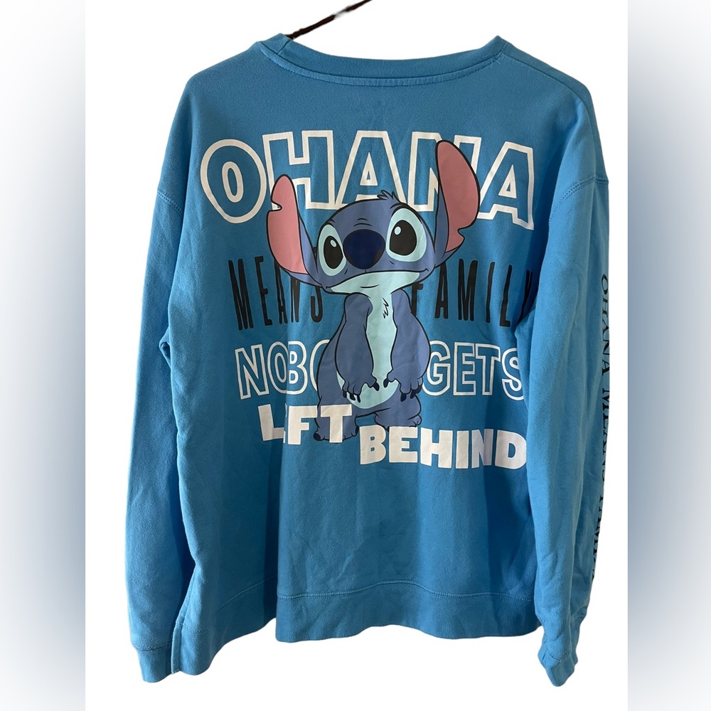 Disney Ohana Blue Crew Sweater size youth XXL (19)